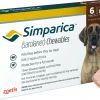 Simparica Chewable Tablet for Dogs, 88.1-132 lbs, (Brown Box)