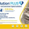 Revolution Plus Topical Solution for Cats, 2.8-5.5 lbs, (Gold Box)