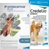 Bundle: Interceptor Plus for Dogs, 6 Chews (6-mos. supply) & Credelio for Dogs, 6 Chewable Tablets (6-mos. supply)